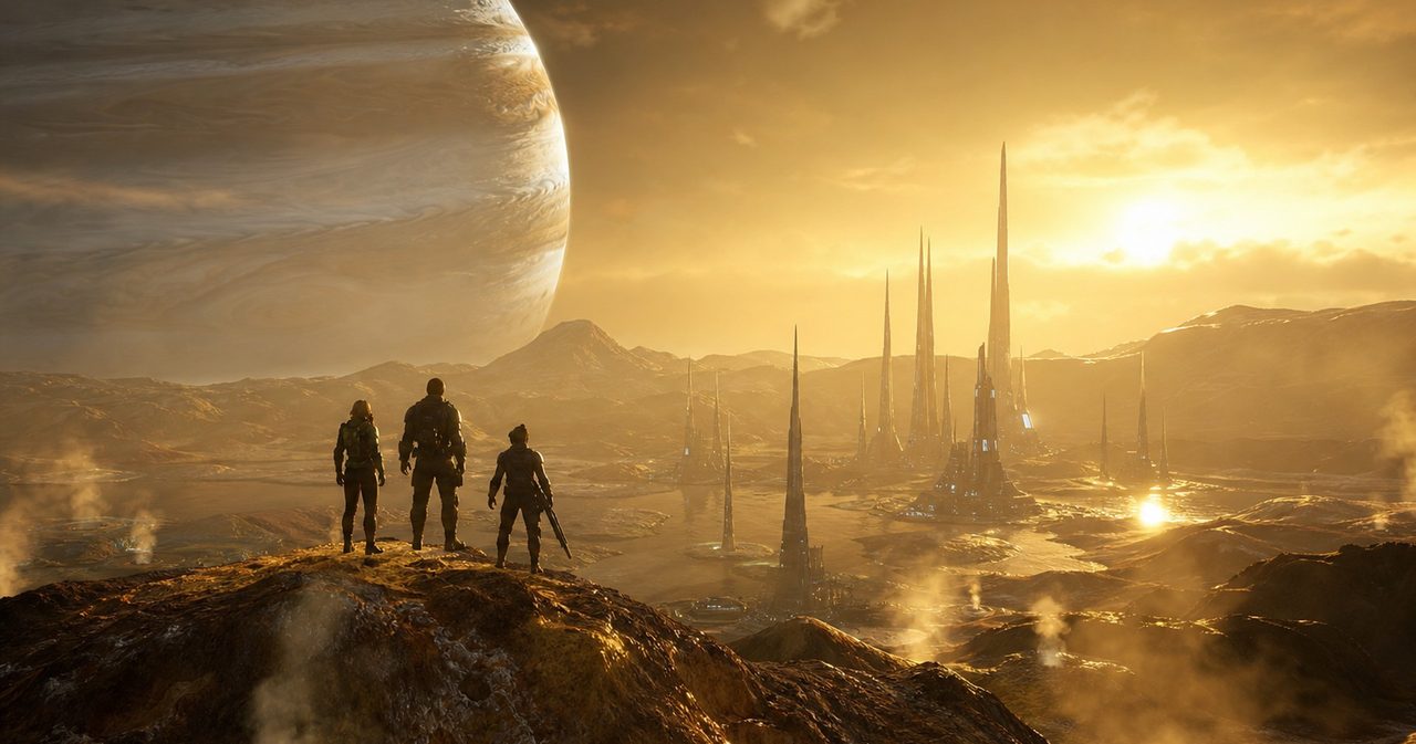 Dark Matter: Genesis — a frontier world under a massive moon